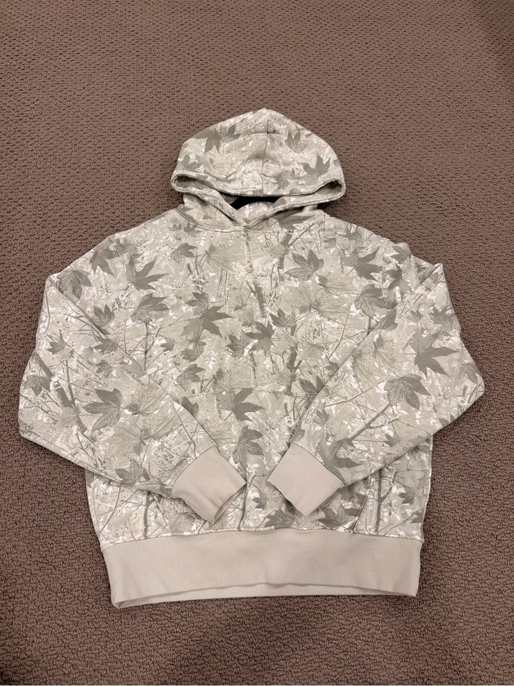 Men's Grey Camo-Print Hoodie